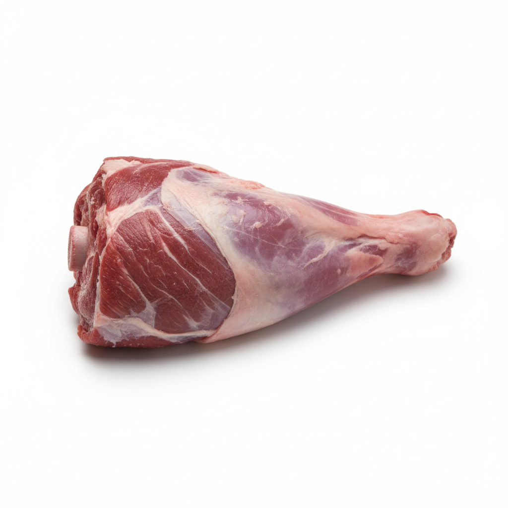 Lamb Leg raw meat 750 by 750 pixel.